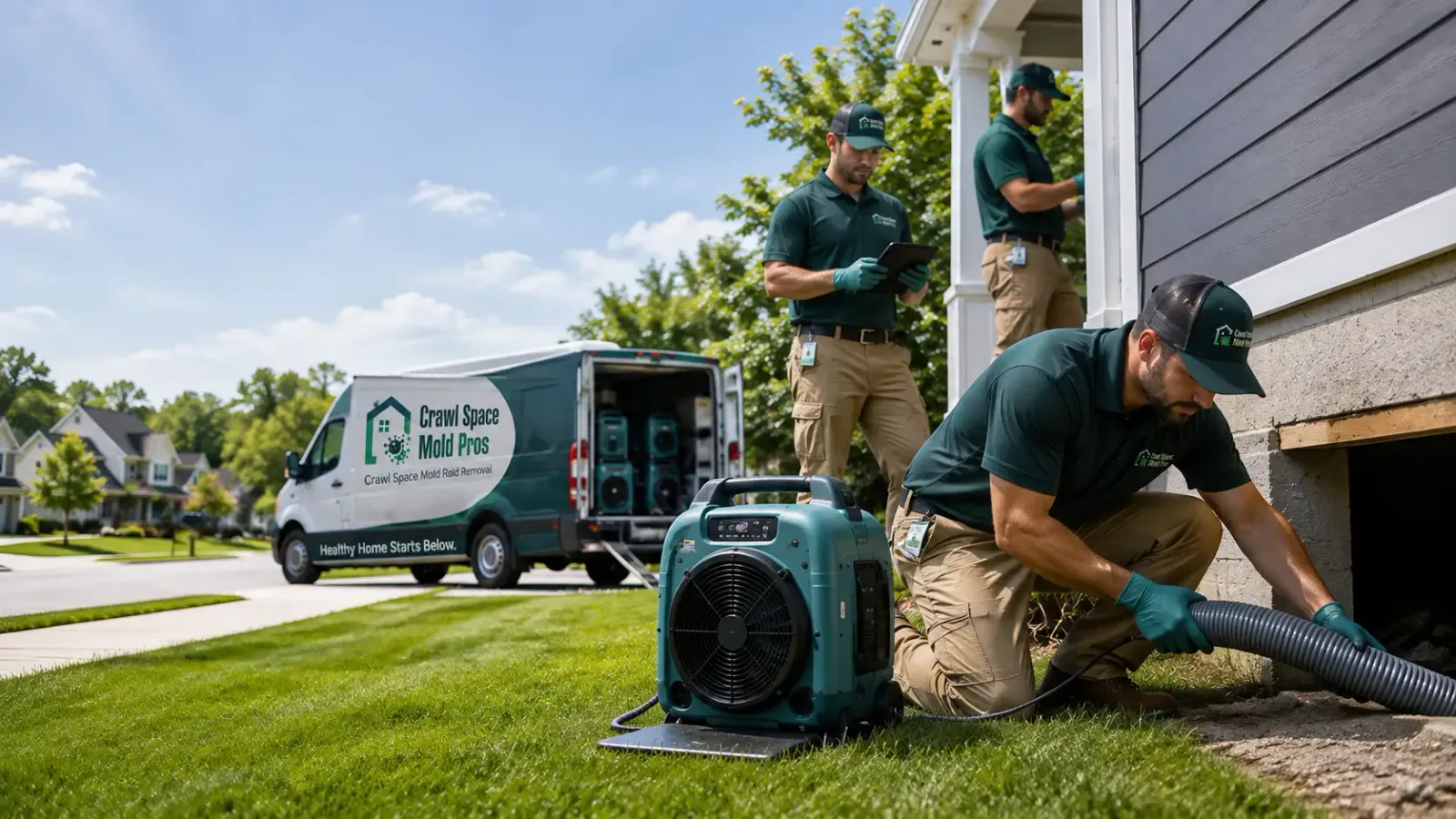 Crawl Space Mold Removal in Sawyer, KS